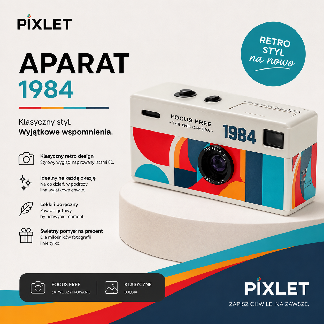 Mini Kamerka Retro HD 1080P – Brelok do Nagrywania