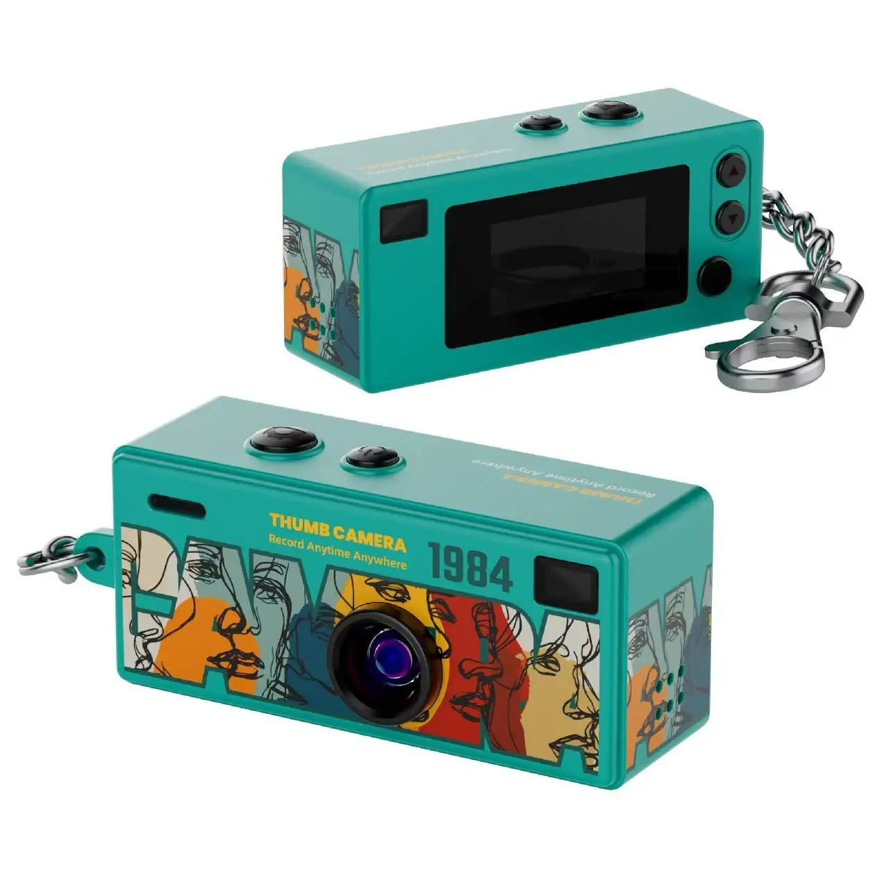 Mini Kamerka Retro HD 1080P – Brelok do Nagrywania